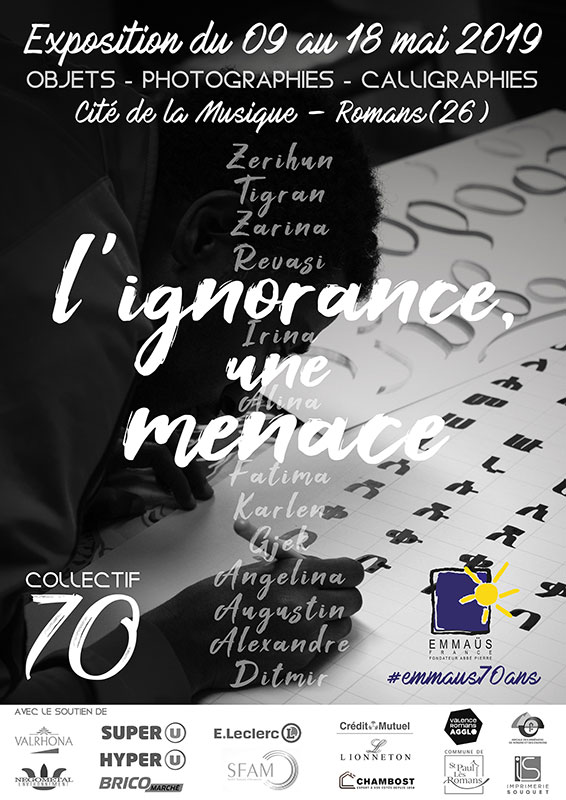 Emmaus l'ignorance une menace, expo 2019